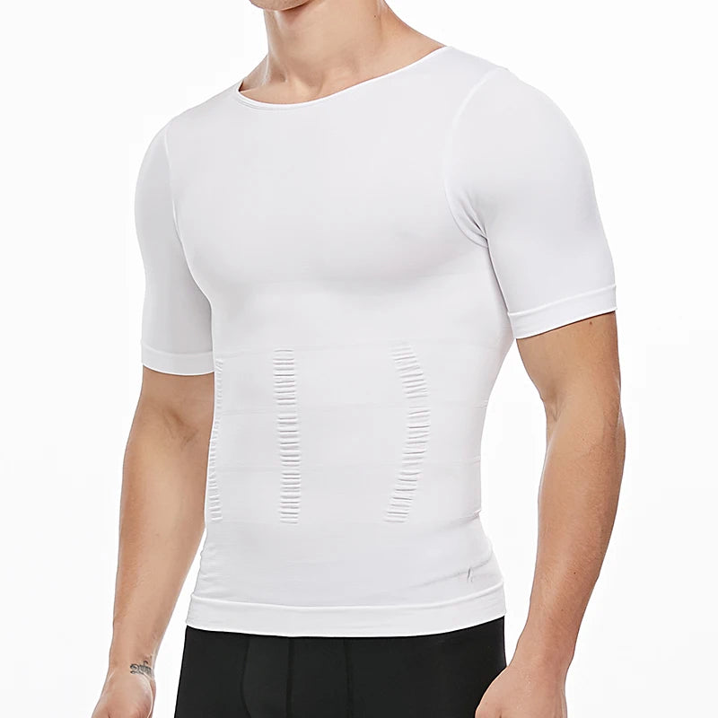 1/2 PCS Men Body Shaper T-Shirt Slimming Shapewear Corrective Posture Belly Control Compression Man Modeling Underwear Corset