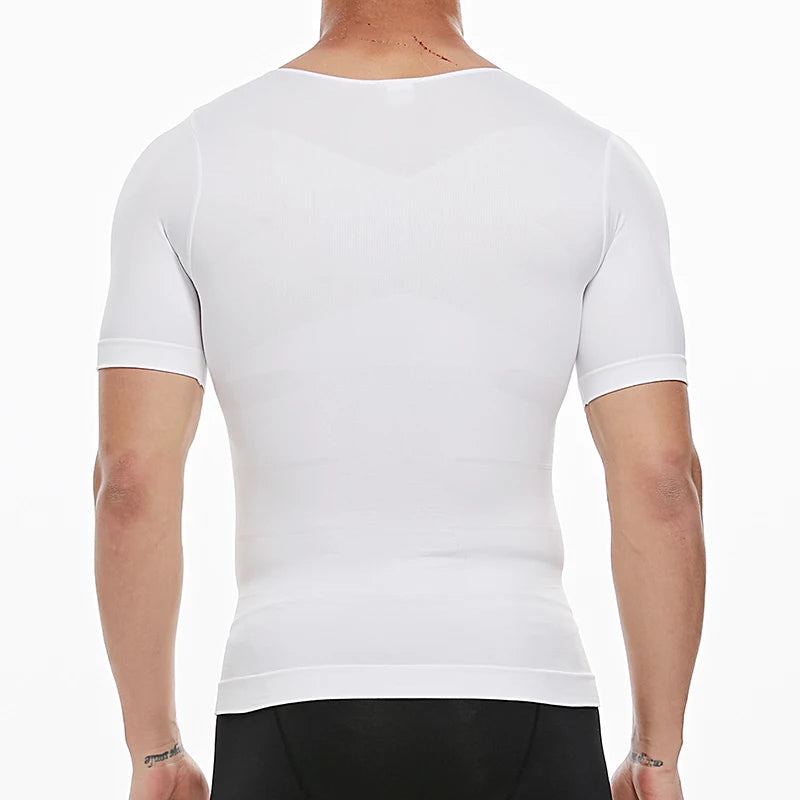1/2 PCS Men Body Shaper T-Shirt Slimming Shapewear Corrective Posture Belly Control Compression Man Modeling Underwear Corset