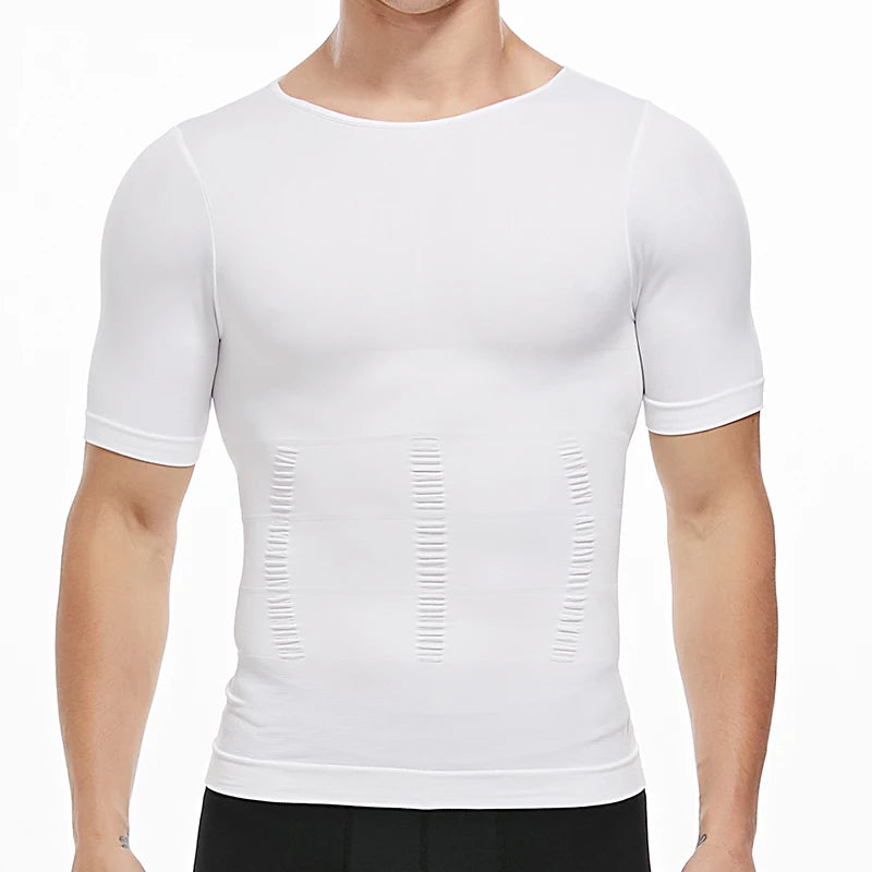 1/2 PCS Men Body Shaper T-Shirt Slimming Shapewear Corrective Posture Belly Control Compression Man Modeling Underwear Corset