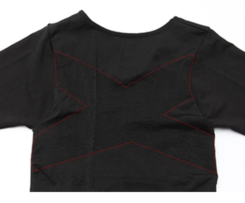 1/2 PCS Men Body Shaper T-Shirt Slimming Shapewear Corrective Posture Belly Control Compression Man Modeling Underwear Corset