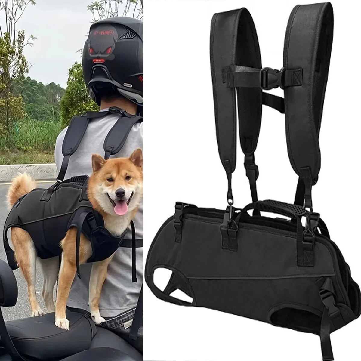 New Pet Backpack Carrier Breathable Shoulder Bag for Travel Walking Outdoor Pet Supplies Comfortable And Safe Pet Bag