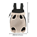 Double Shoulder Breathable Portable Travel Pet Carrier Backpack Mesh Carrier Breathable Shoulder Handle Bags for Small Dog Cats