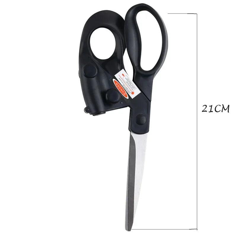 Laser Guided Scissors Fabric Cutting Straight Line Guide Sewing DIY Craft Tool